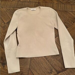 Aritzia Cream Babaton Cream Sweater